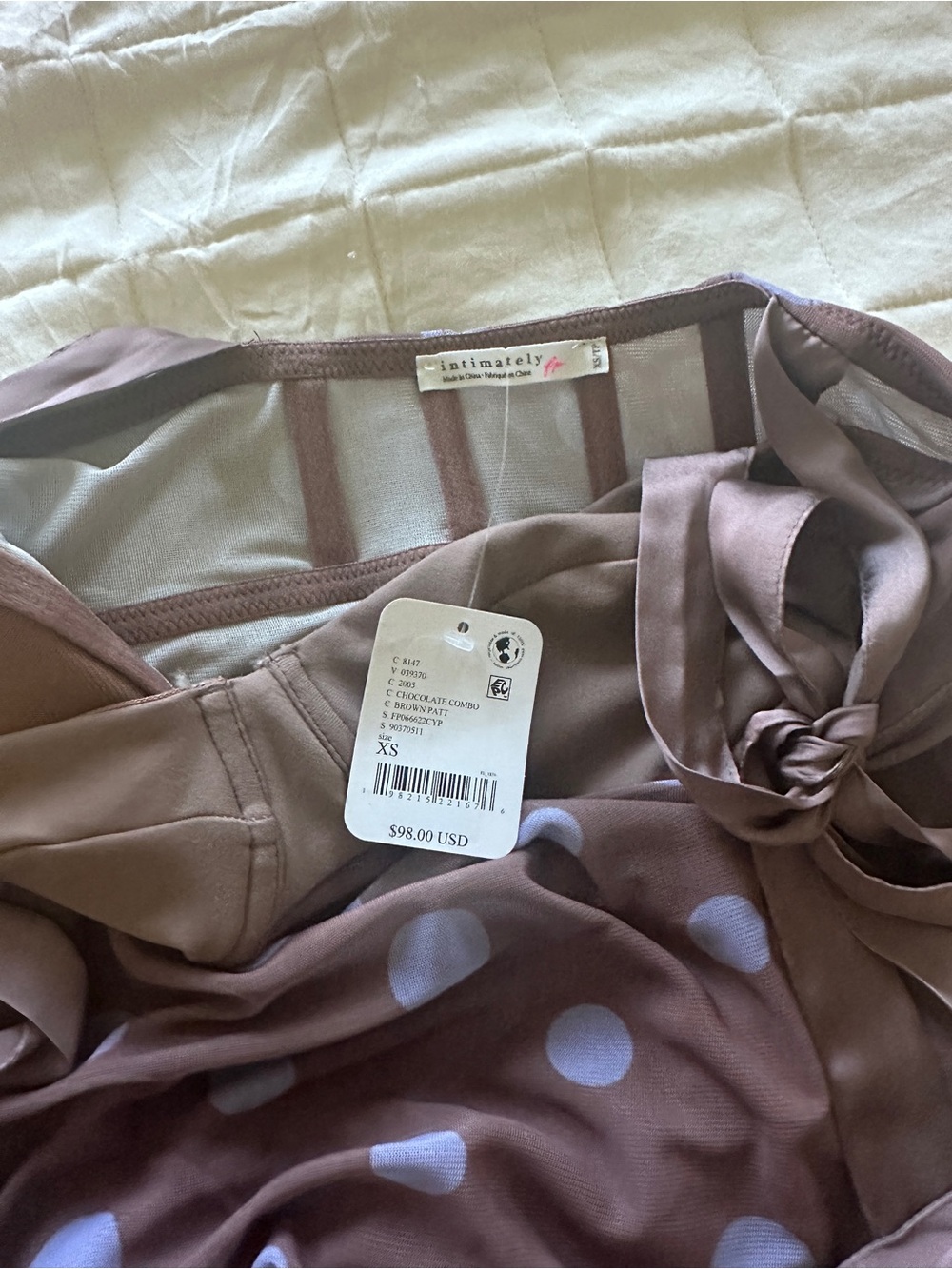 NWT Free People Intimately Got Glam Mesh Midi Slip Dress - Picture 3 of 5